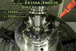 YCM FX350A五轴齿轮加工